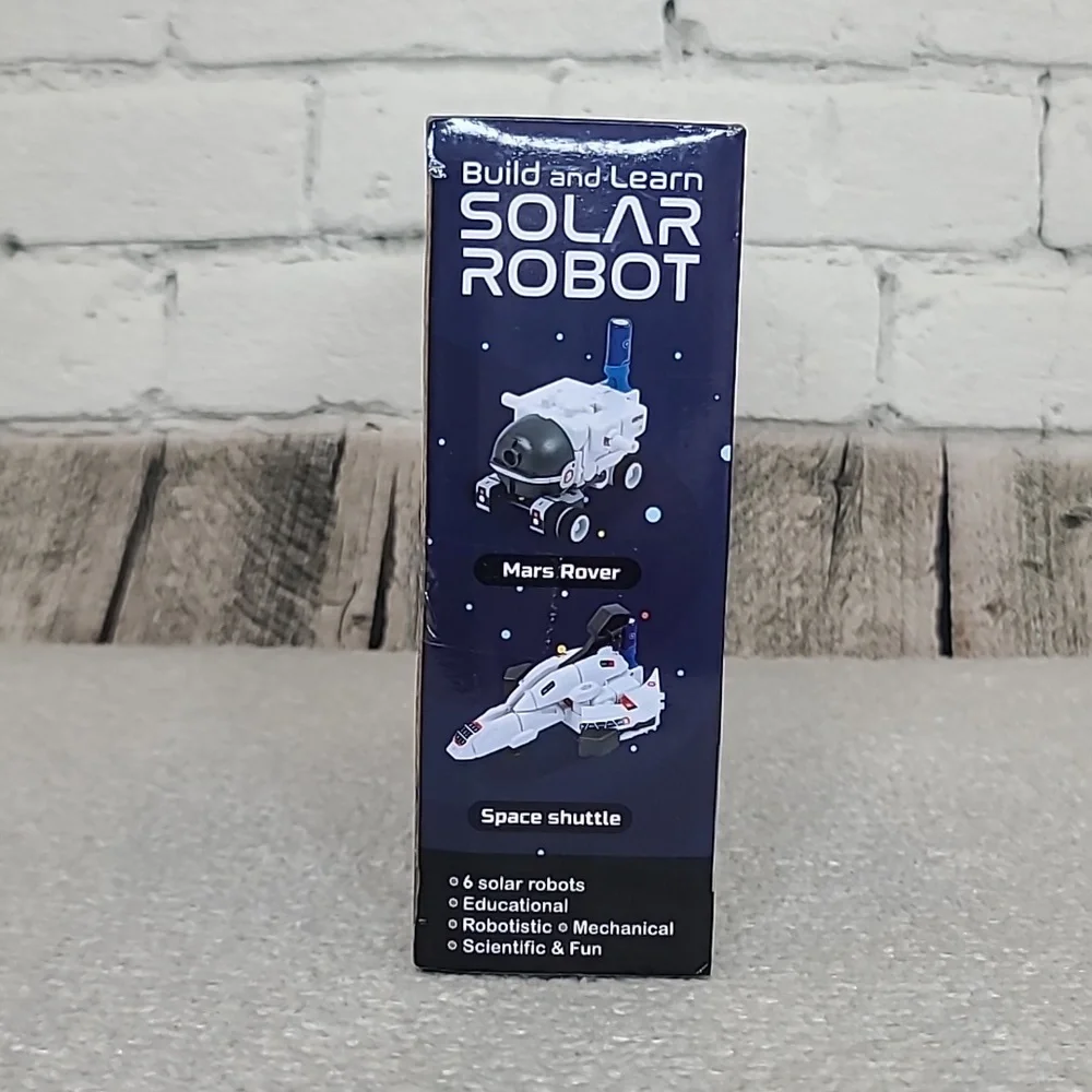 Children STEM Build and Learn Solar Robot 6 in 1 Design Educational Kit NWT/NIB